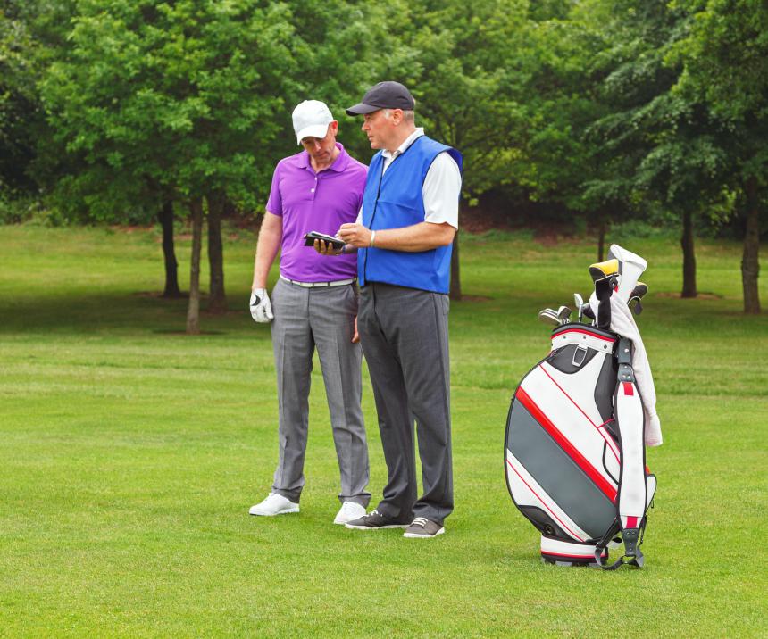 A professional golfer may work as a pro at a course, teaching other golfers to improve their game.